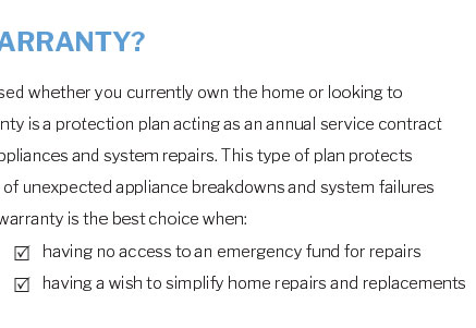 home warranty inyo